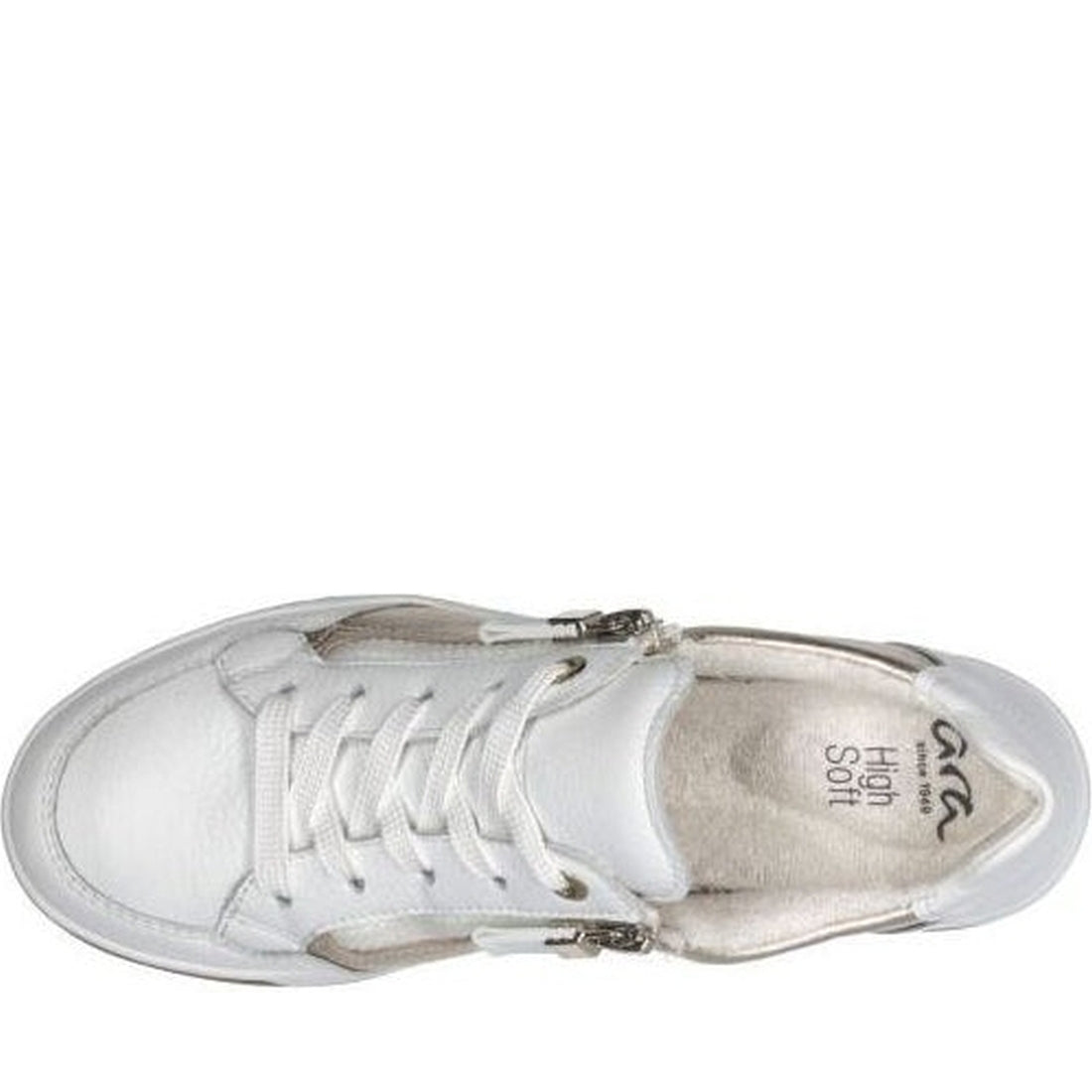 ARA womens weiss, platin rom sport shoe | Vilbury London