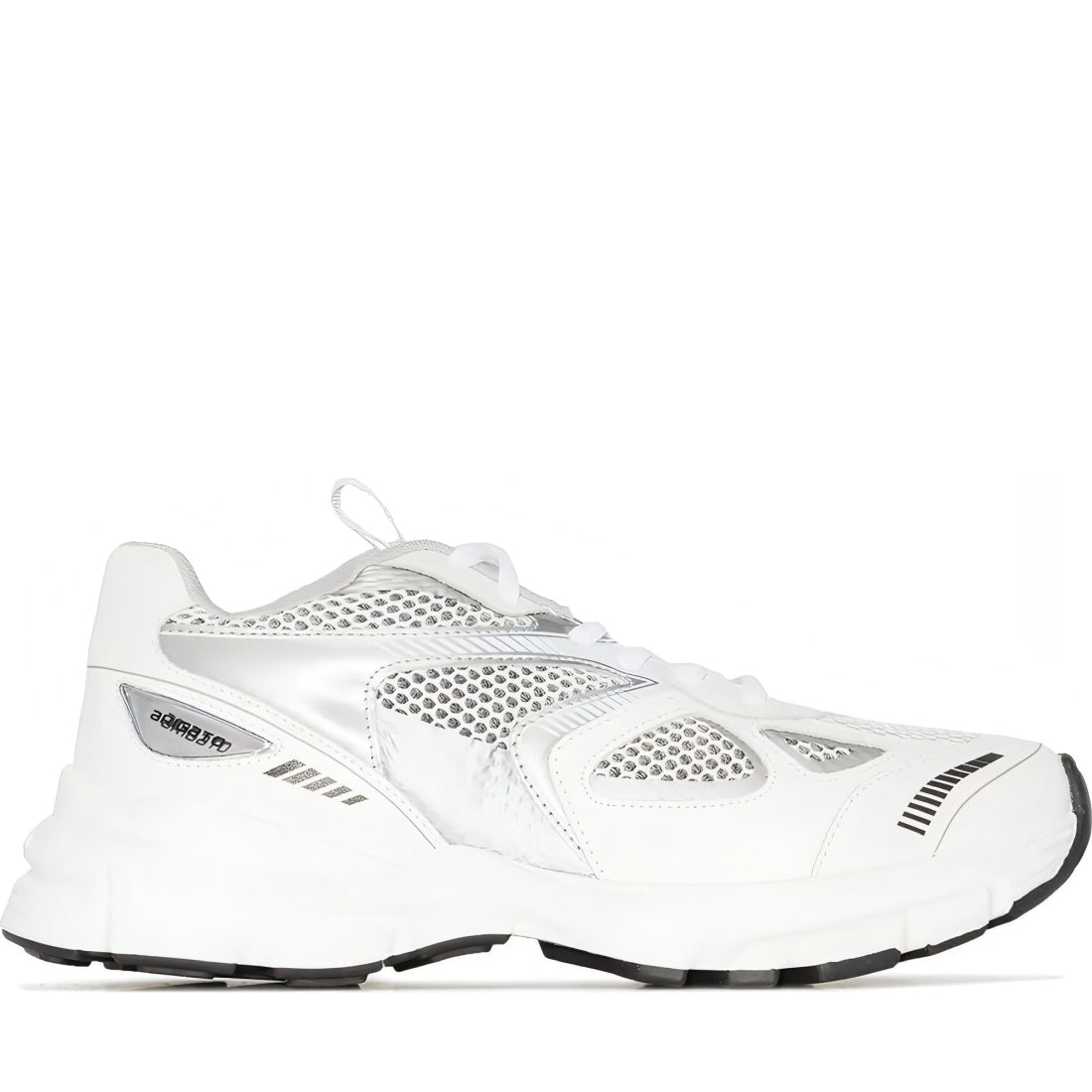 AXEL ARIGATO womens white, silver marathon runner shoe | Vilbury London