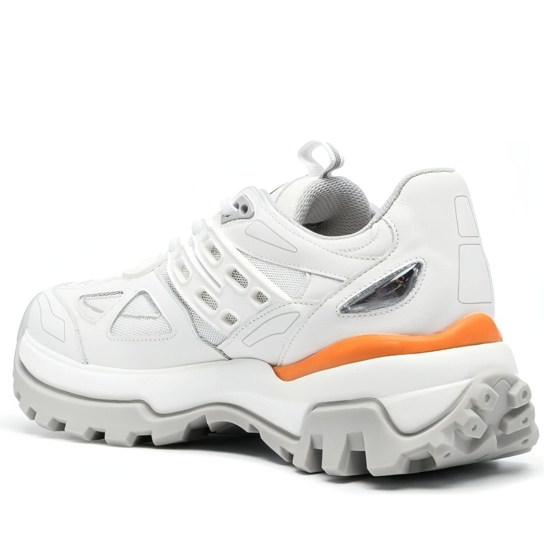 AXEL ARIGATO womens white, orange marathon r-tic shoe | Vilbury London