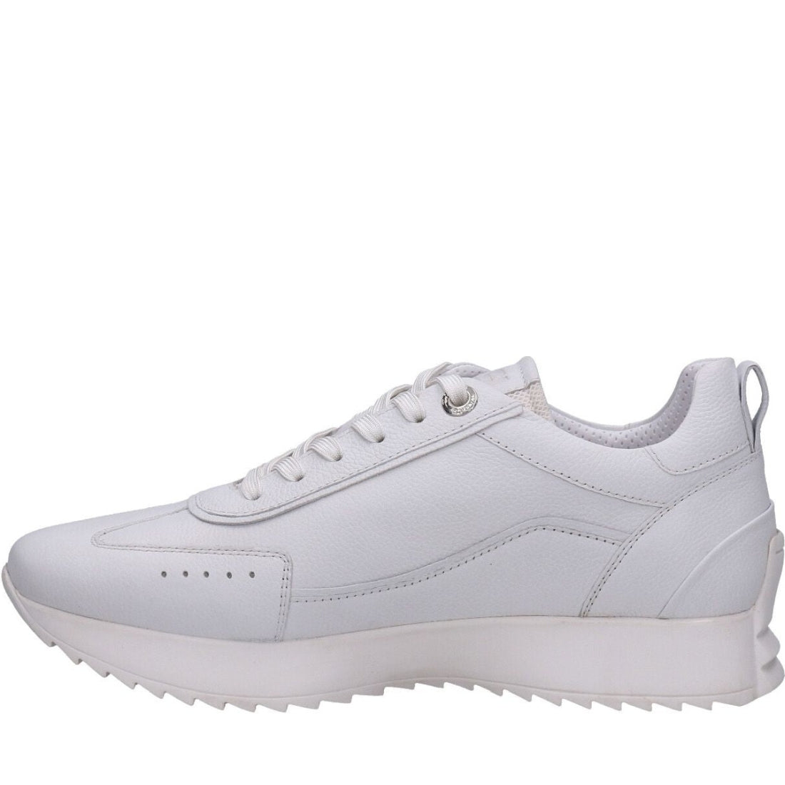 BAGATT womens white sophie sport shoe | Vilbury London