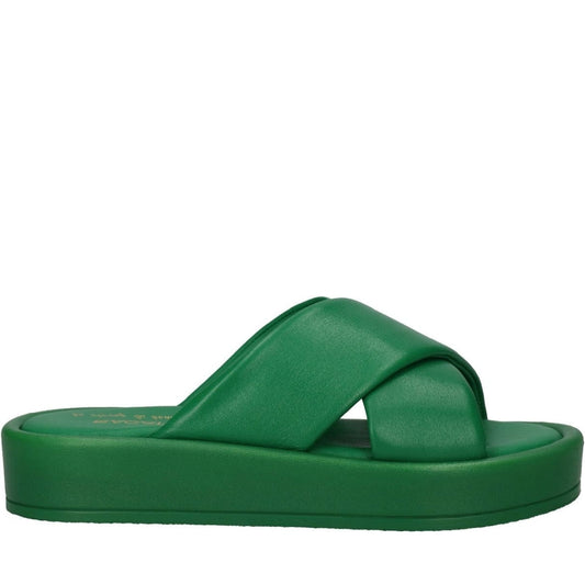 BAGATT womens green hanoi slippers | Vilbury London