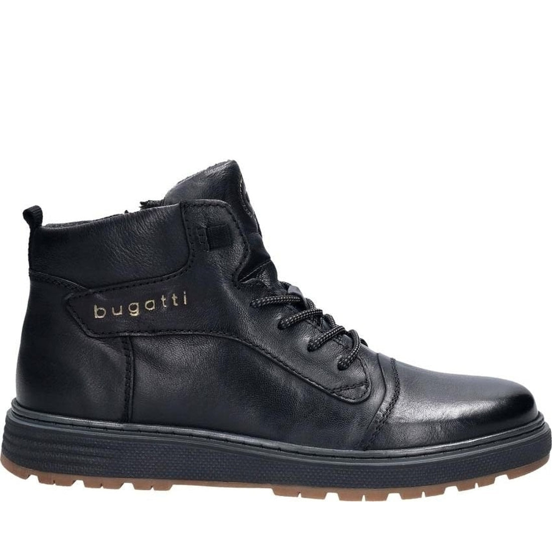 Bugatti mens Black atlanta booties | Vilbury London