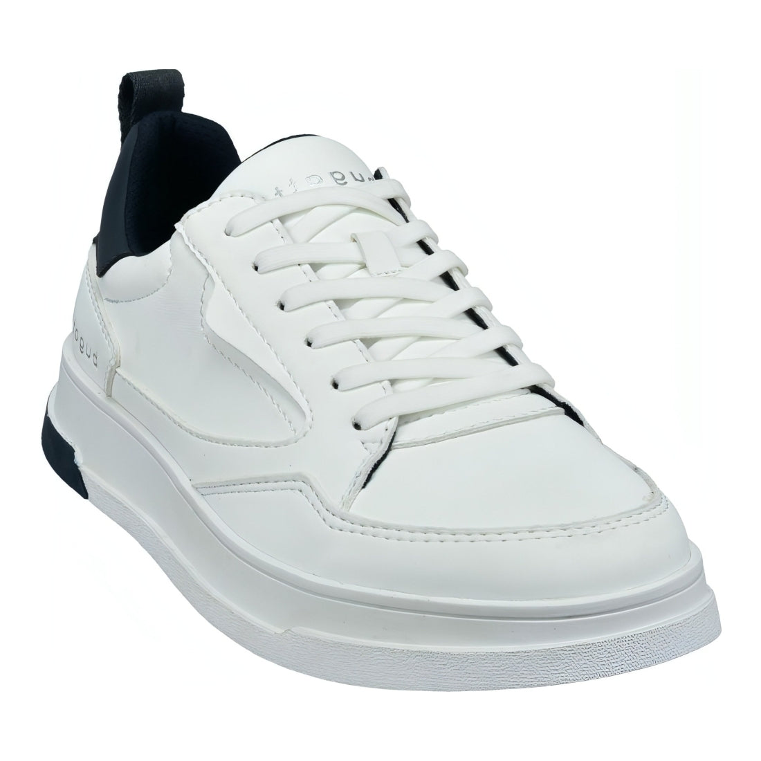 Bugatti mens white franc sport shoe | Vilbury London