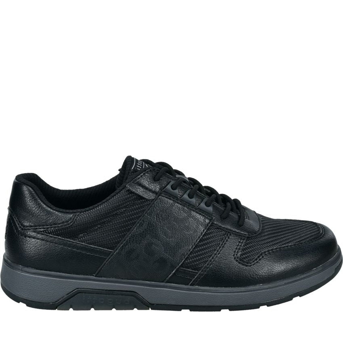 Bugatti mens Black aria sport shoe | Vilbury London