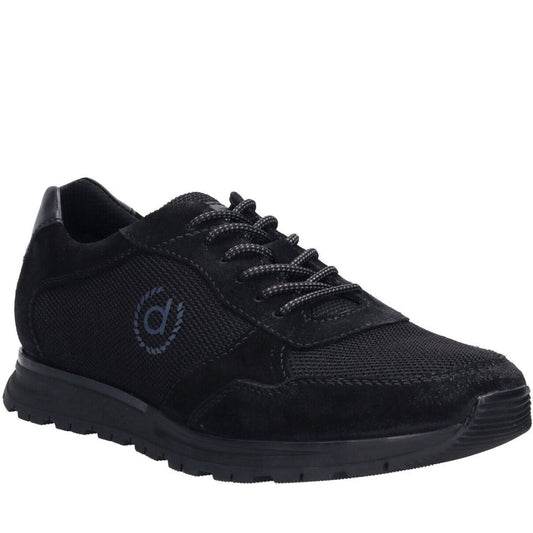 Bugatti mens black, black stranger sport shoe | Vilbury London