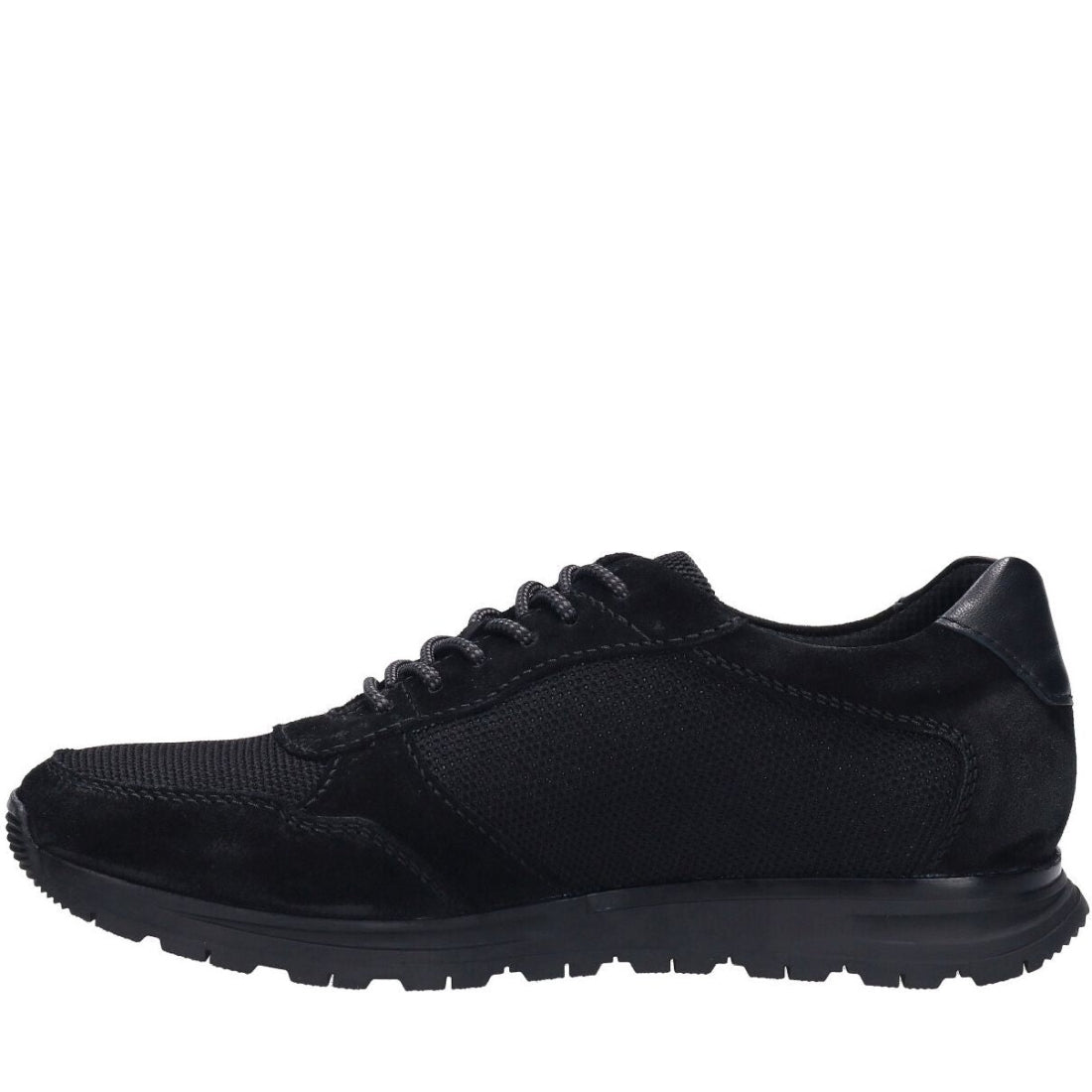 Bugatti mens black, black stranger sport shoe | Vilbury London