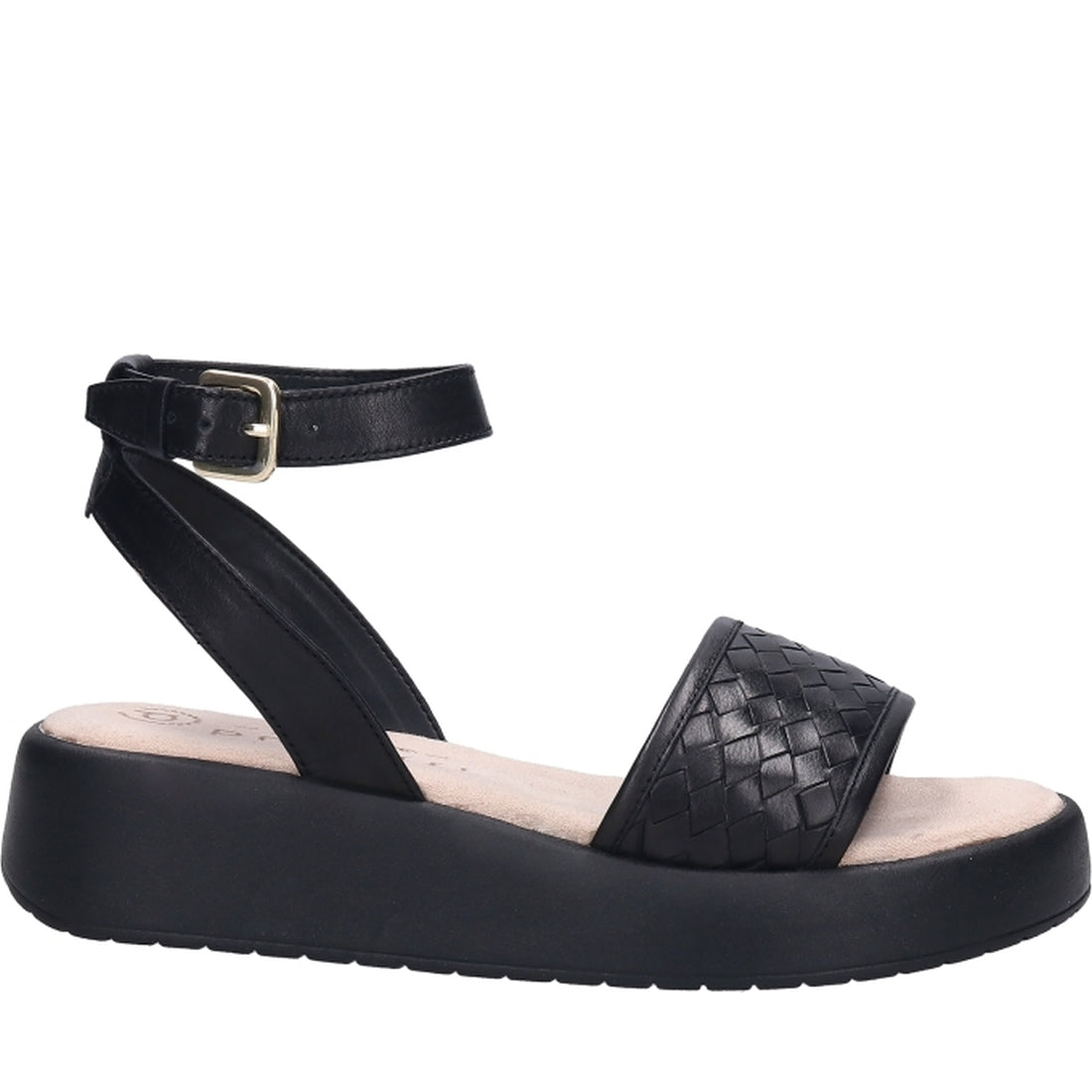 Bugatti Womens Black kya sandals | Vilbury London