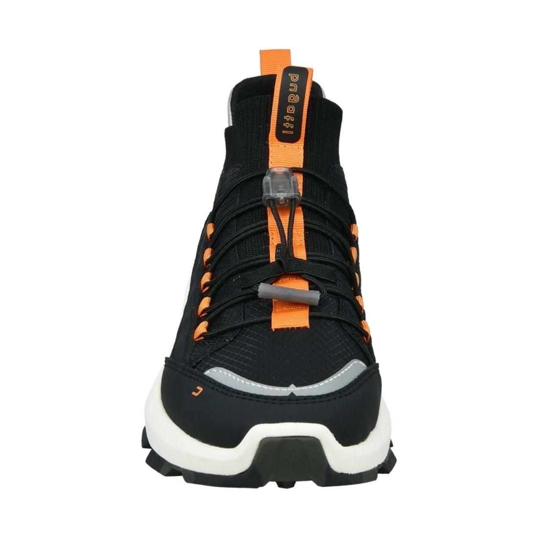 Bugatti womens Black Orange nakota sport shoe | Vilbury London