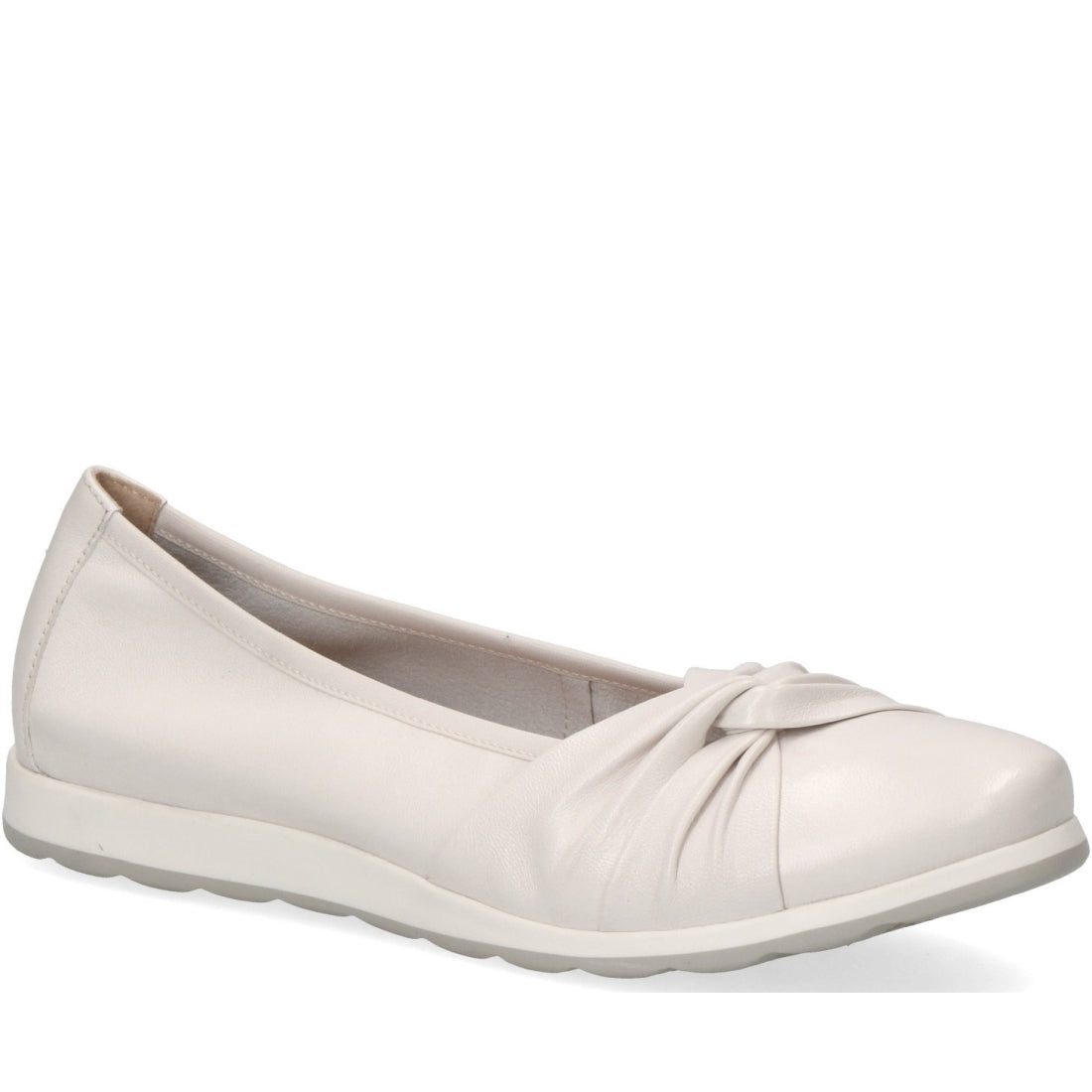 Caprice Womens white casual closed shoes | Vilbury London