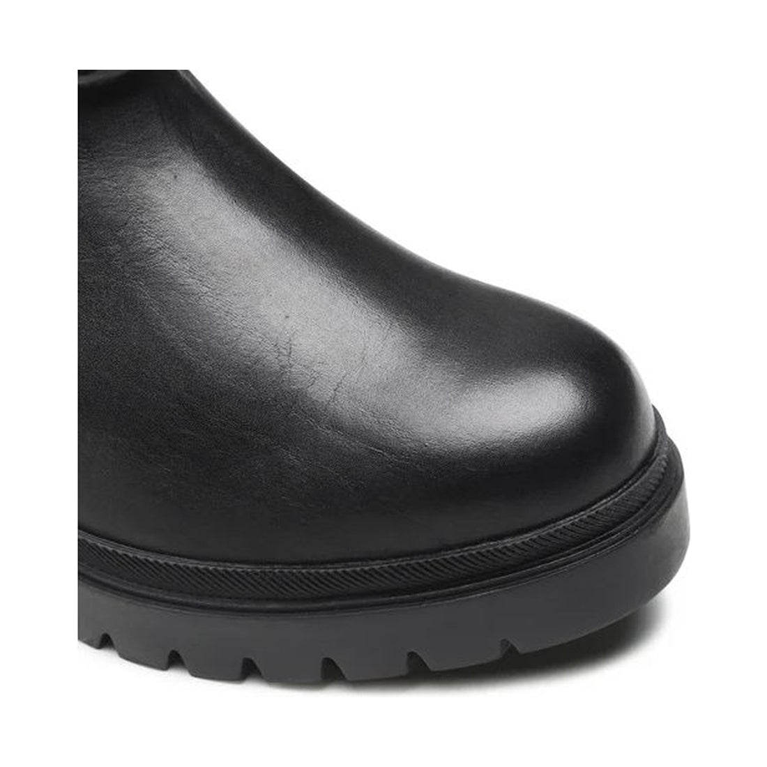 Caprice womens black casual closed booties | Vilbury London