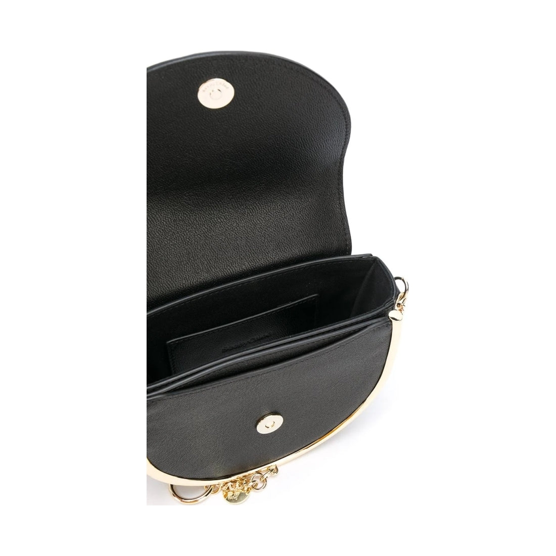 See By Chloe womens black mara evening clutch | Vilbury London