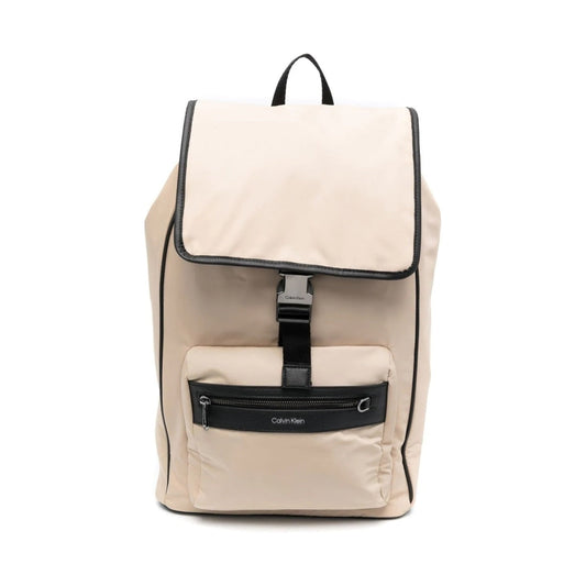 Calvin Klein mens travertine elevated flap bp backpacks | Vilbury London