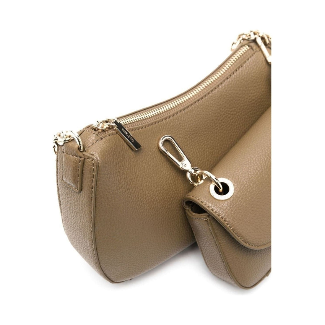 Calvin Klein womens willow green re-lodbl shoulder bag | Vilbury London