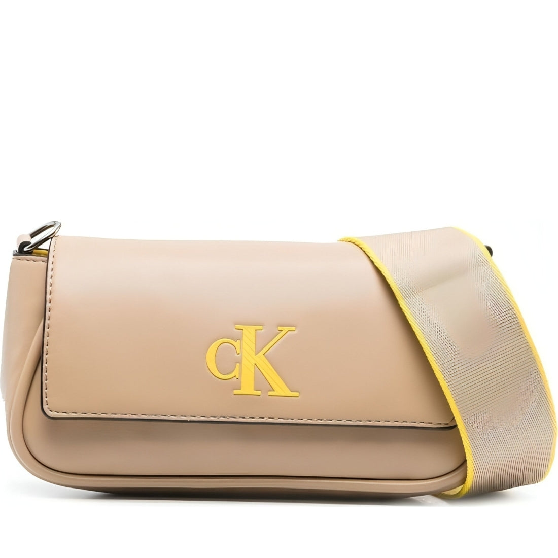 Calvin Klein Jeans womens travertine sleek ew flap conv sb20 solid cross body bags | Vilbury London