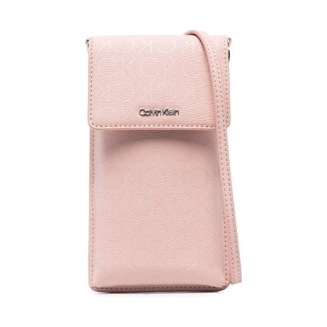 Calvin Klein womens cafe au lait mono must phone pouch | Vilbury London