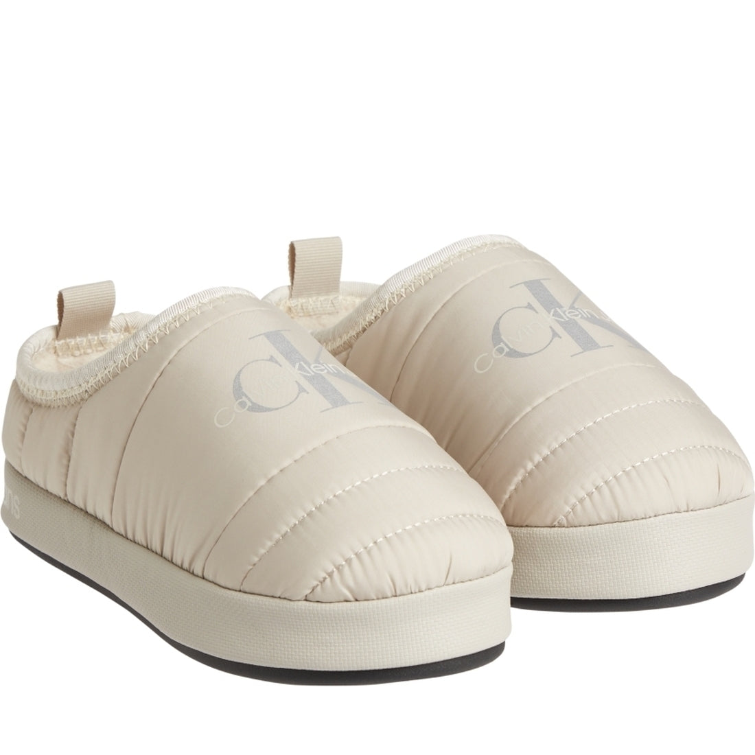 Calvin Klein womens Eggshell home slipper wn | Vilbury London