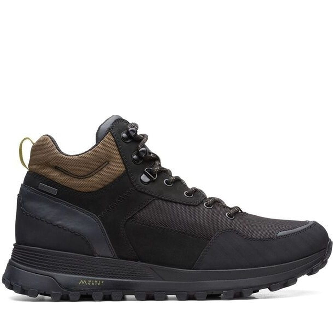 Clarks mens Black atl trekhigtx booties | Vilbury London