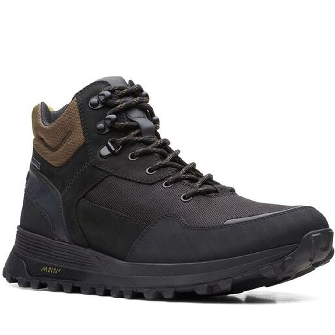 Clarks mens Black atl trekhigtx booties | Vilbury London