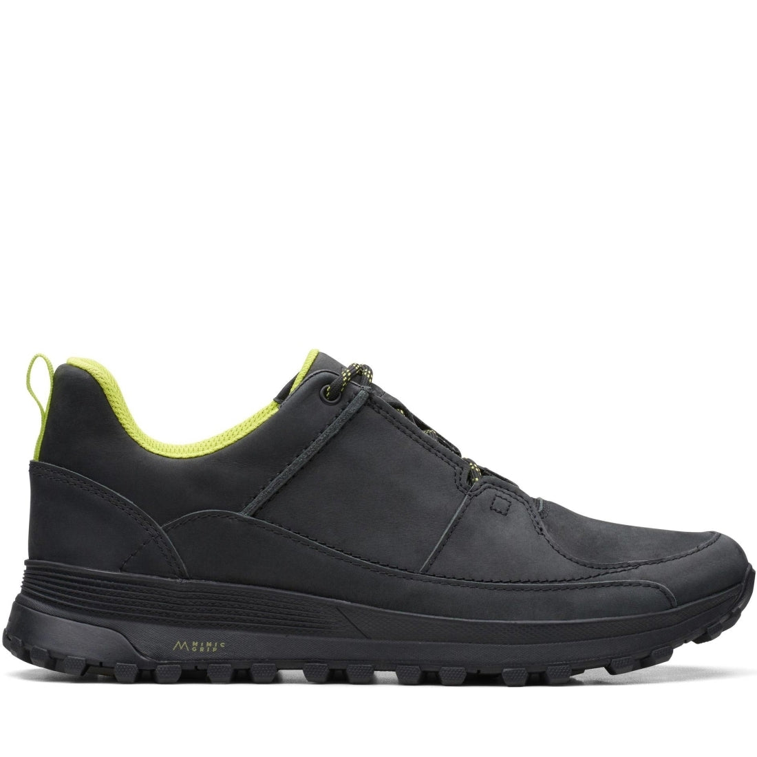 Clarks mens Black atl trek run sport shoe | Vilbury London