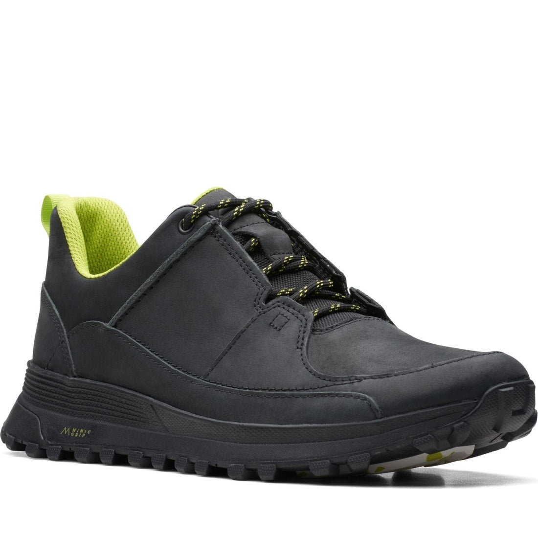 Clarks mens Black atl trek run sport shoe | Vilbury London