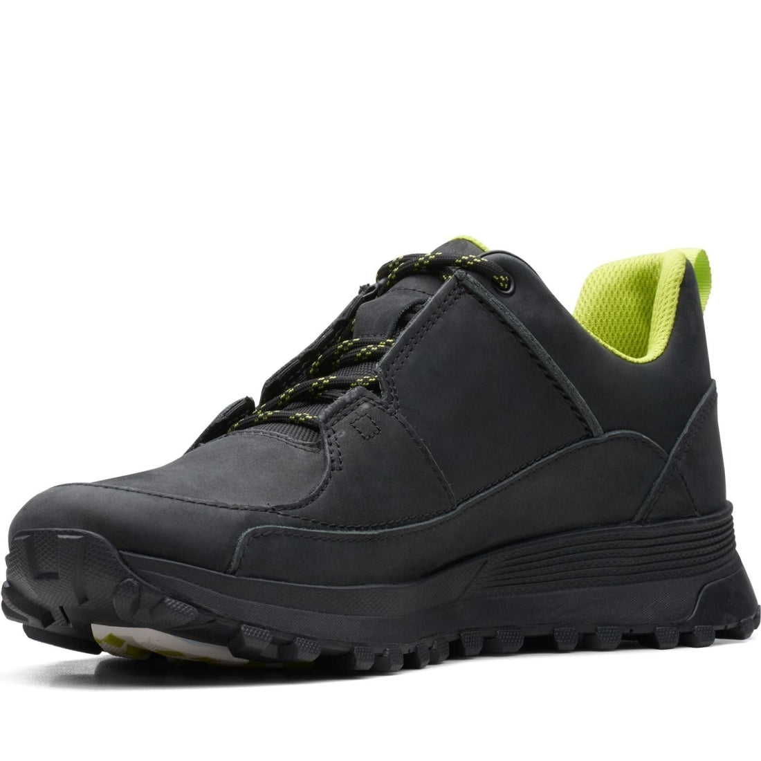 Clarks mens Black atl trek run sport shoe | Vilbury London