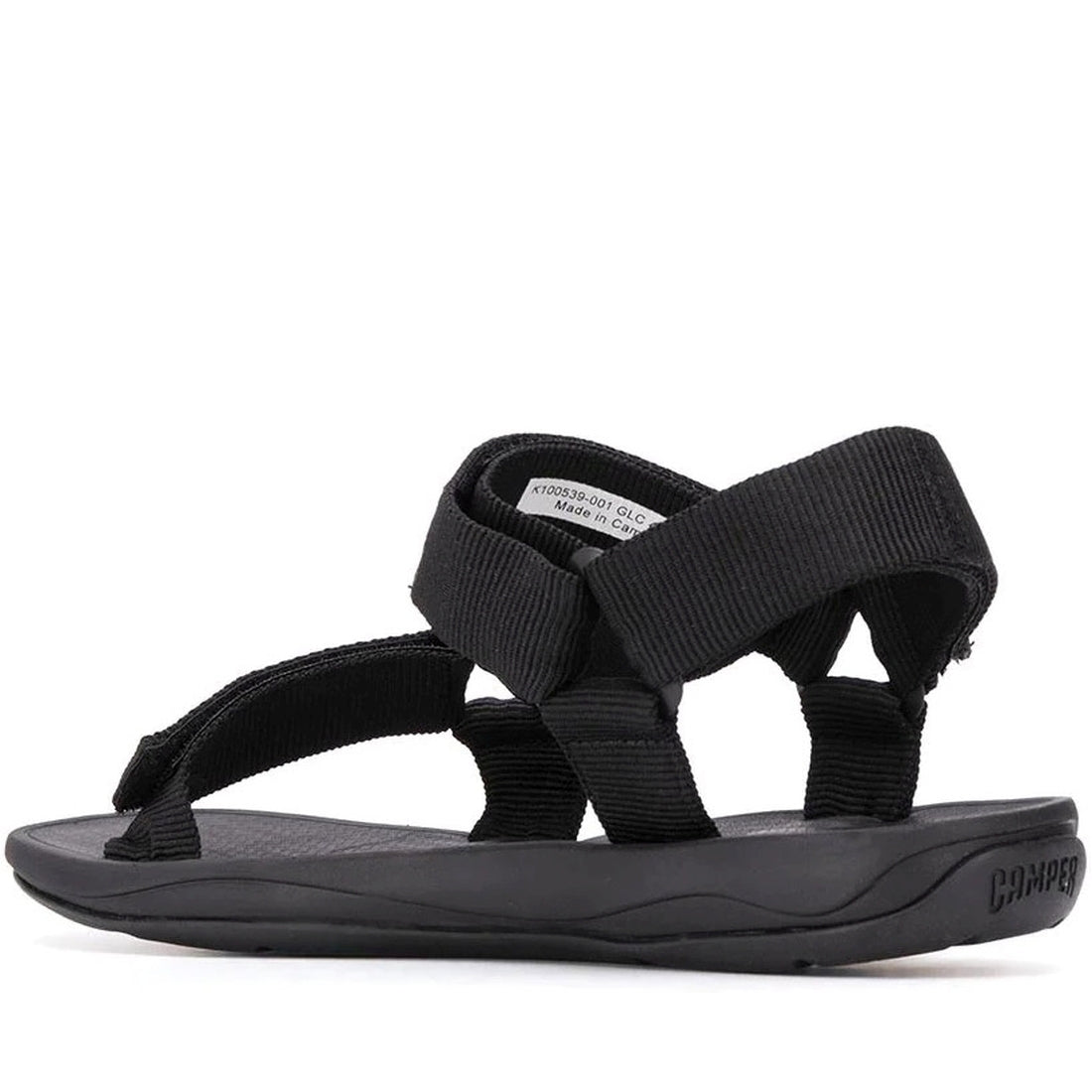 Camper Mens black casual open sandals | Vilbury London