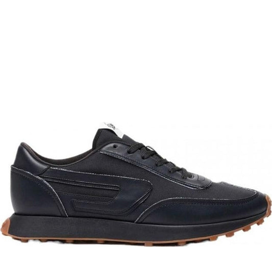 Diesel mens Black s-racer lc trainers | Vilbury London