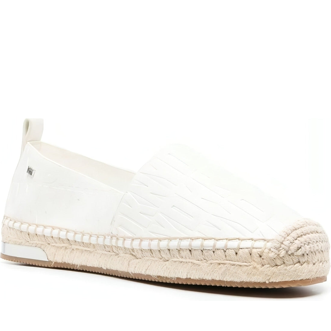 DKNY womens white makalina espadriles | Vilbury London