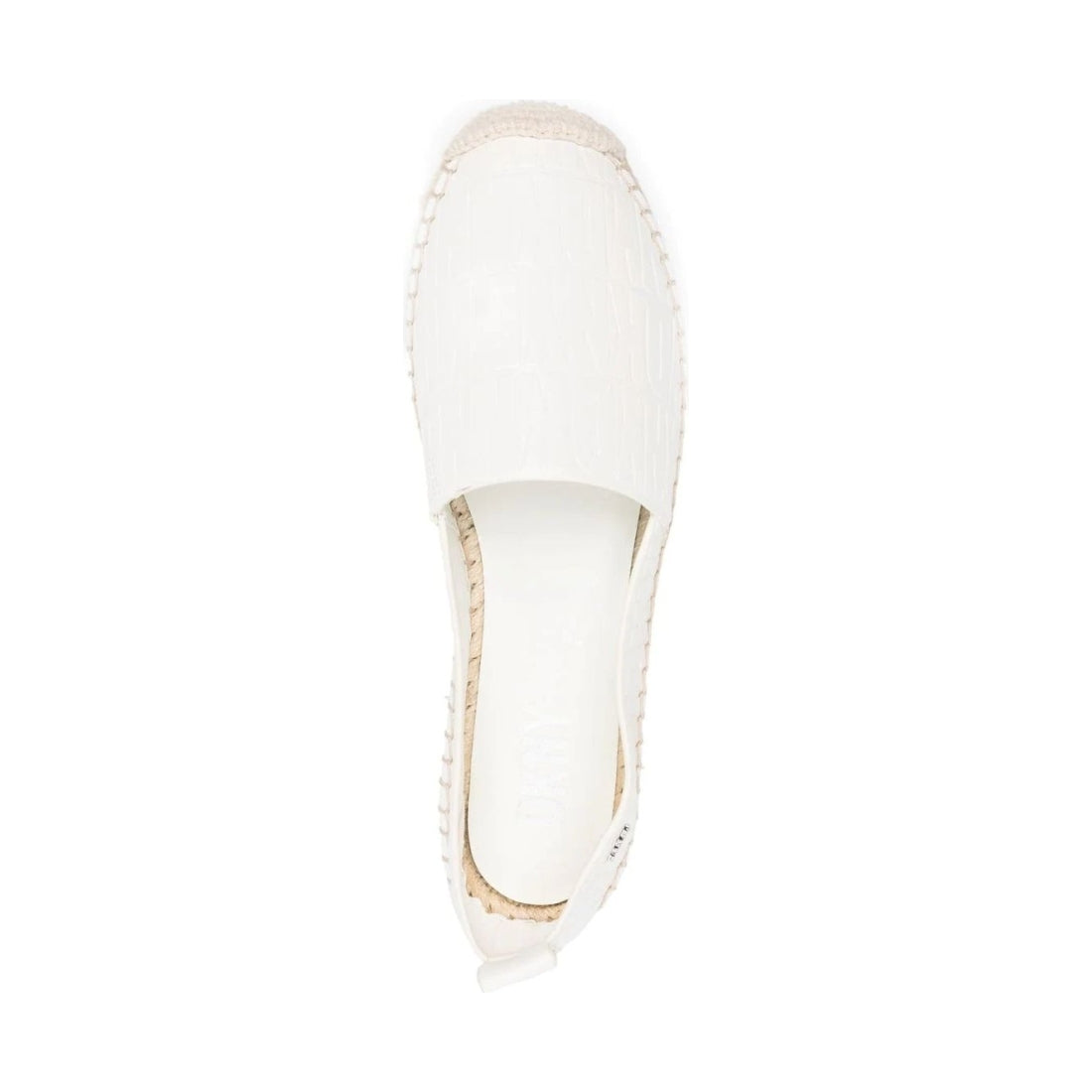 DKNY womens white makalina espadriles | Vilbury London