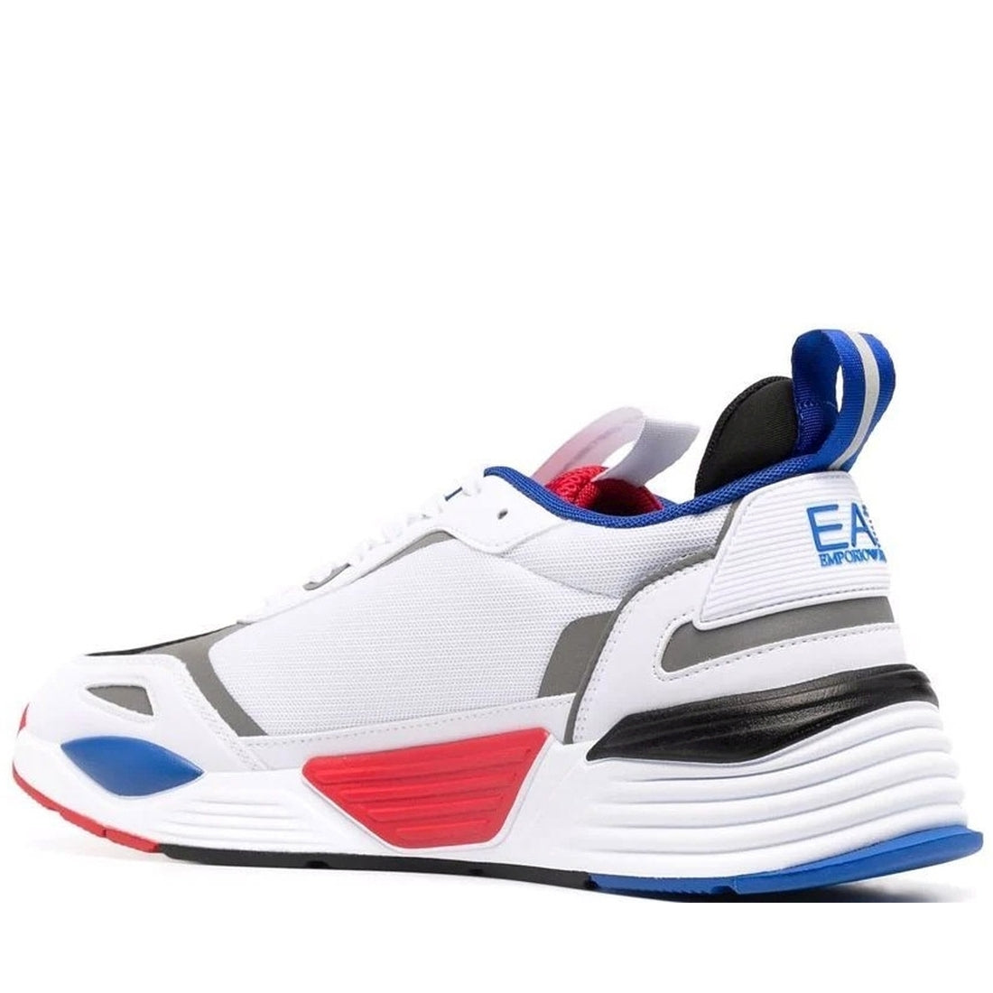 EA7 Unisex optwht racrd balt bl casual closed sneaker | Vilbury London