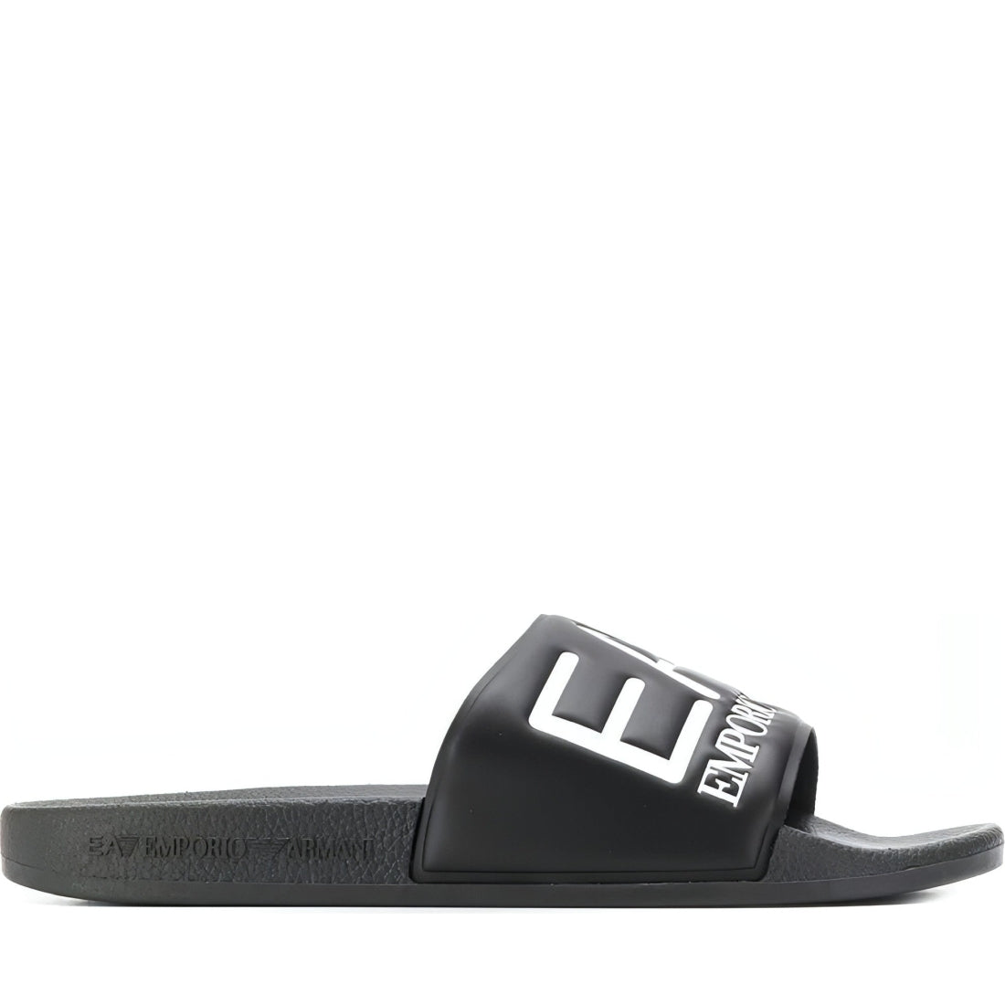 EA7 unisex adults black shoes beachwear | Vilbury London