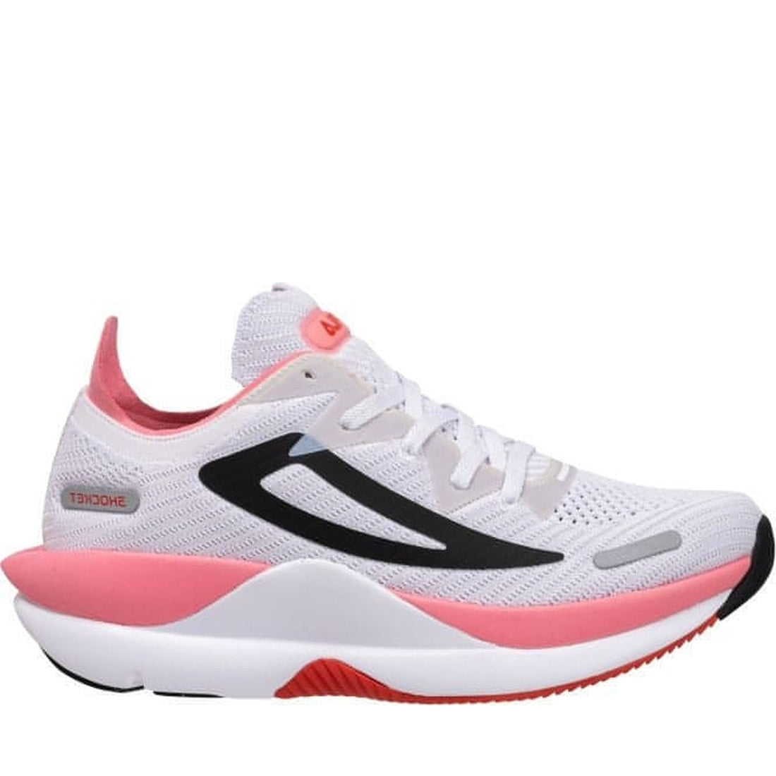 FILA womens white pink shocket run | Vilbury London