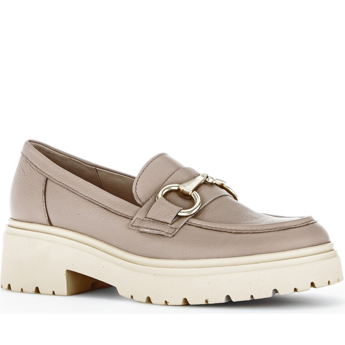 Gabor womens desert (gold) casual closed loafers | Vilbury London