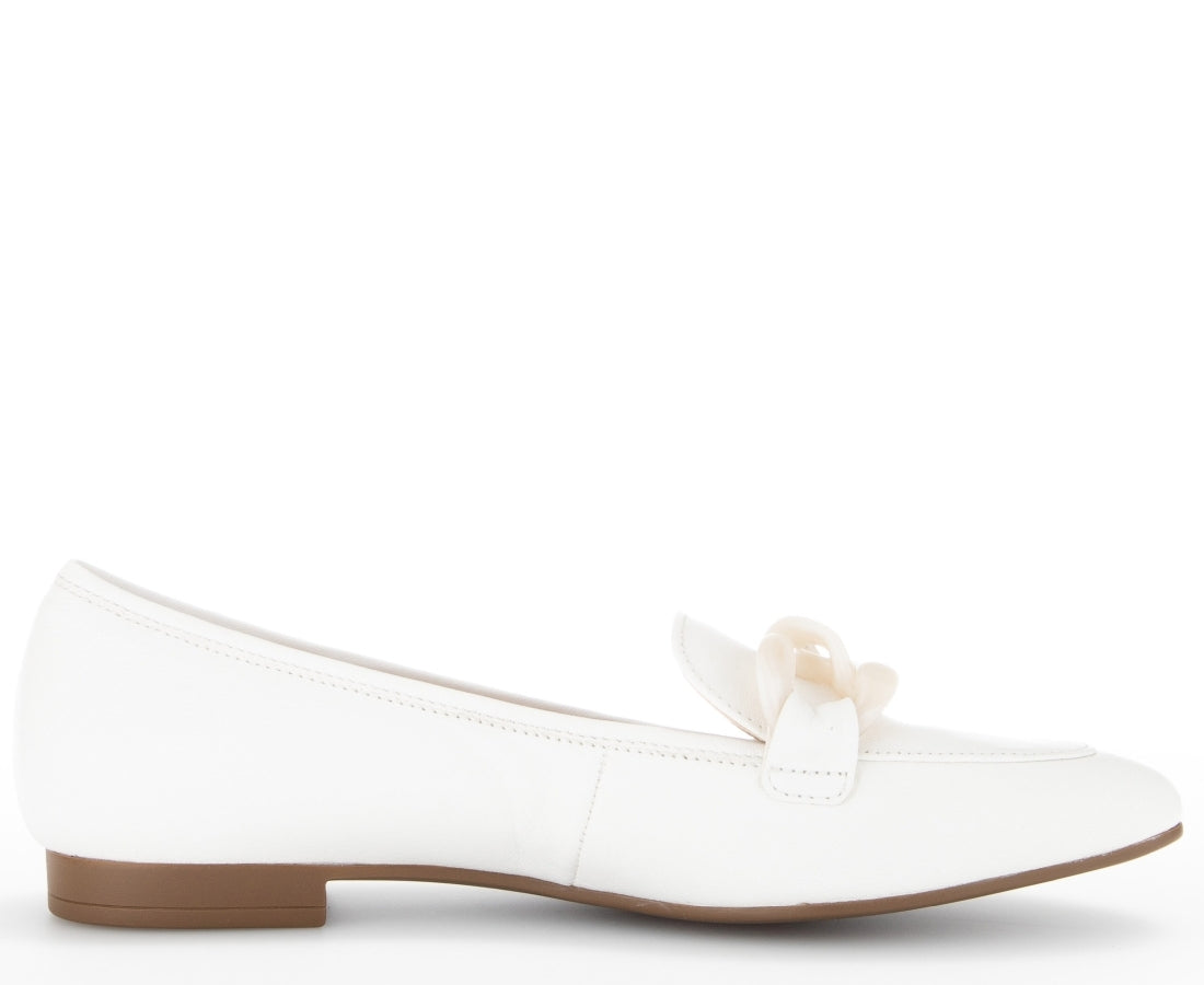 Gabor Womens white casual closed shoes | Vilbury London