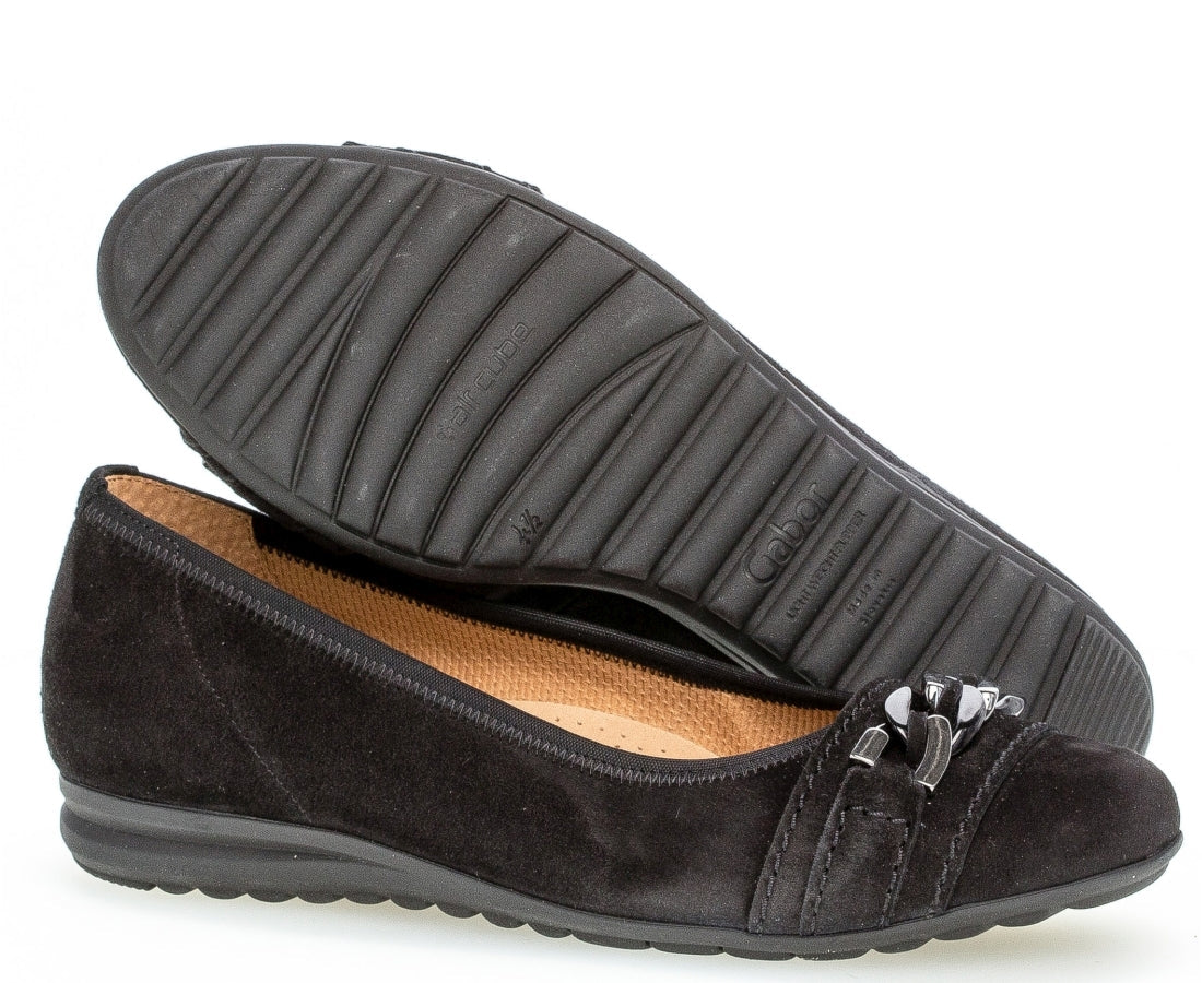 Gabor Womens schwarz casual closed shoes | Vilbury London