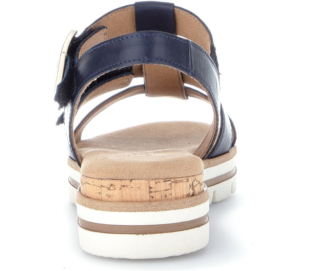 Gabor Womens midnight casual open sandals | Vilbury London