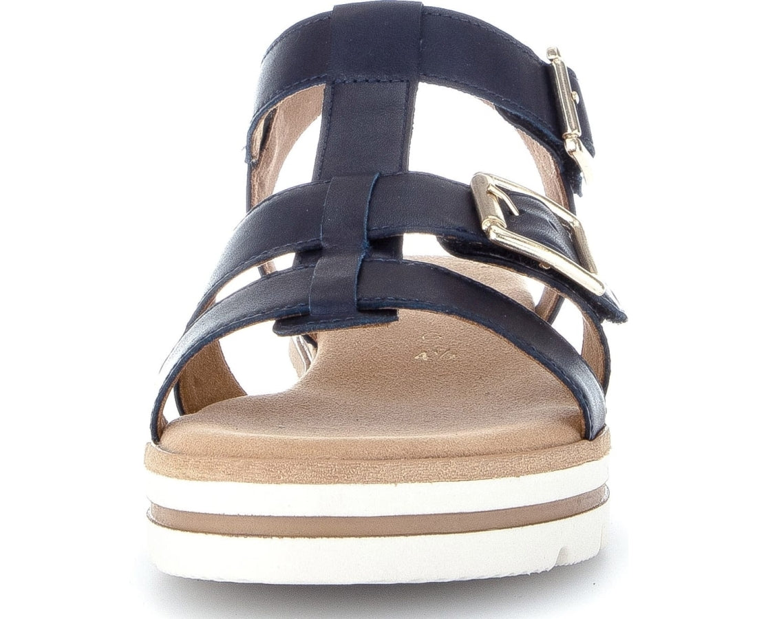 Gabor Womens midnight casual open sandals | Vilbury London