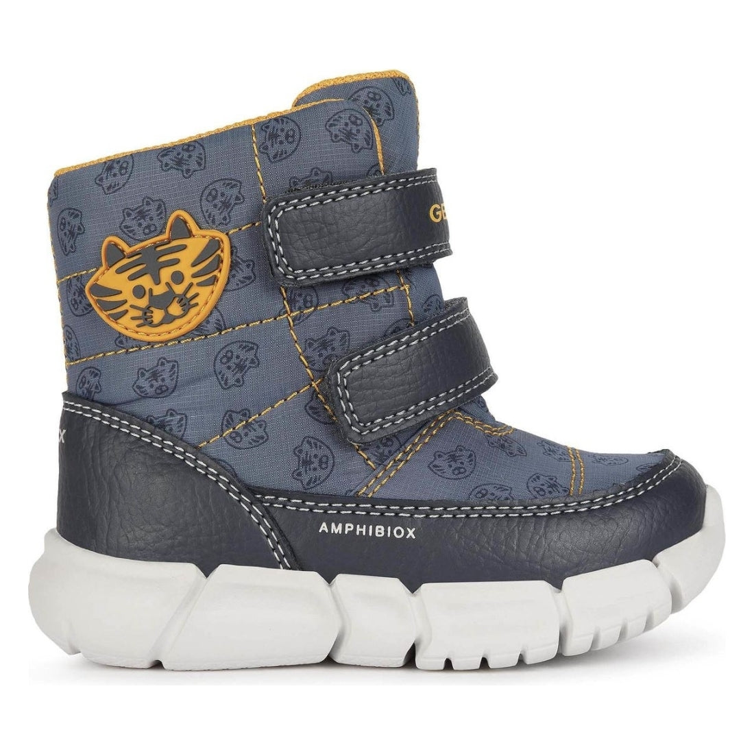 Geox boys Avio Ochreyellow flexyper abx booties | Vilbury London