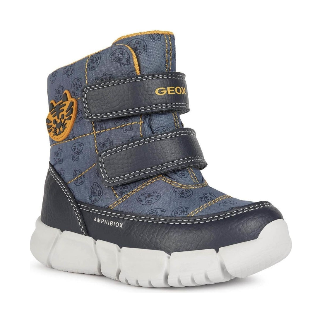 Geox boys Avio Ochreyellow flexyper abx booties | Vilbury London