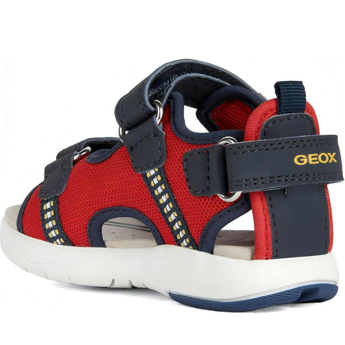 Geox boys red, navy sandals multy | Vilbury London