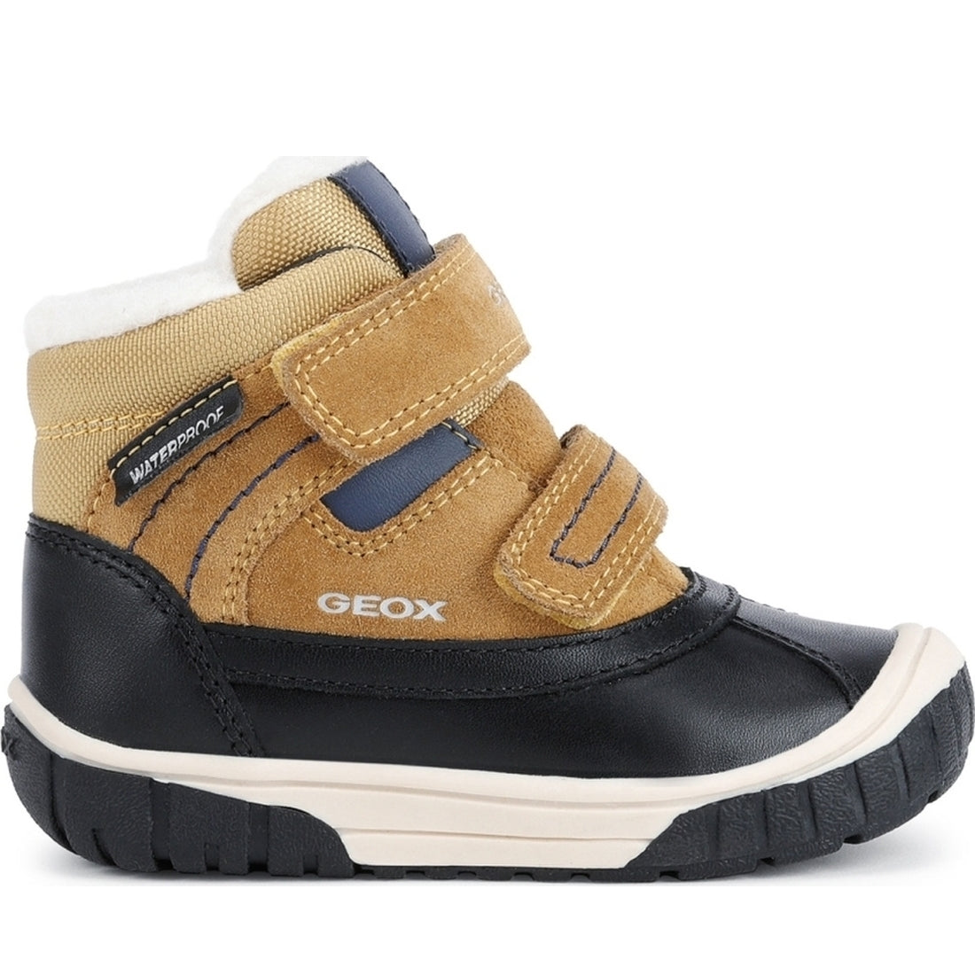 Geox boys Yellow Blue omar wpf booties | Vilbury London