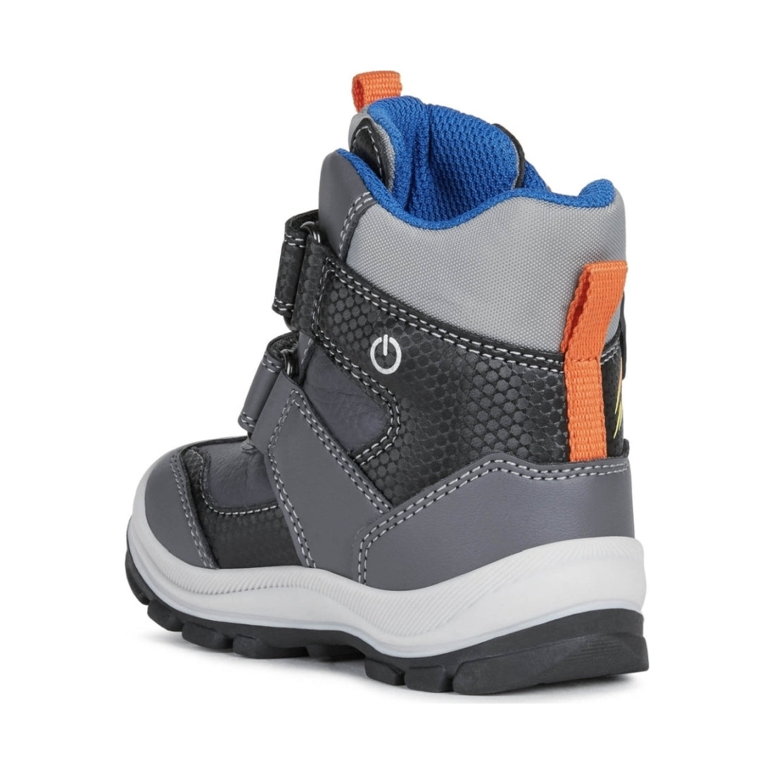 Geox boys Dk Grey Black flanfil abx booties | Vilbury London