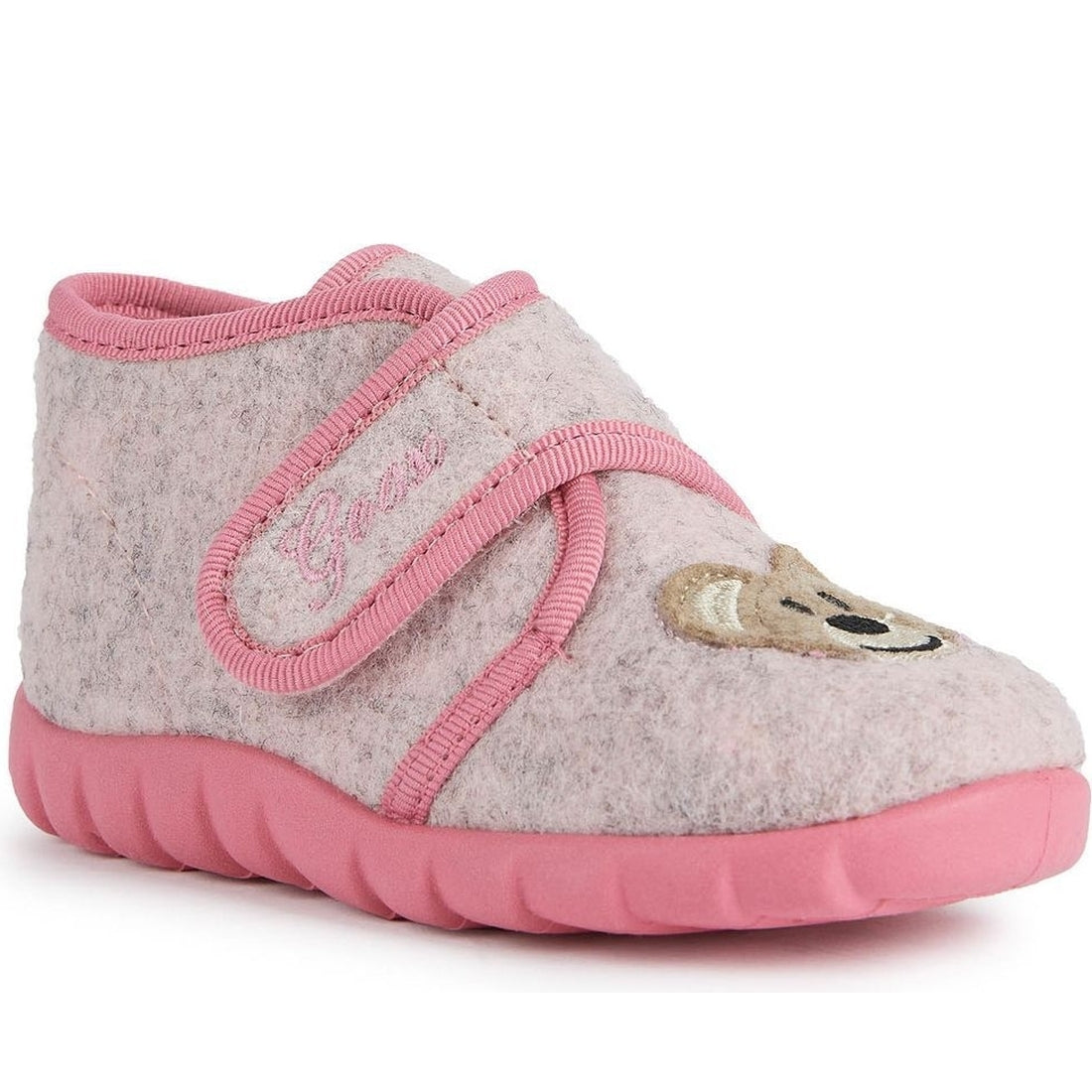 Geox girls Dk Pink Fuchsia zyzie booties | Vilbury London