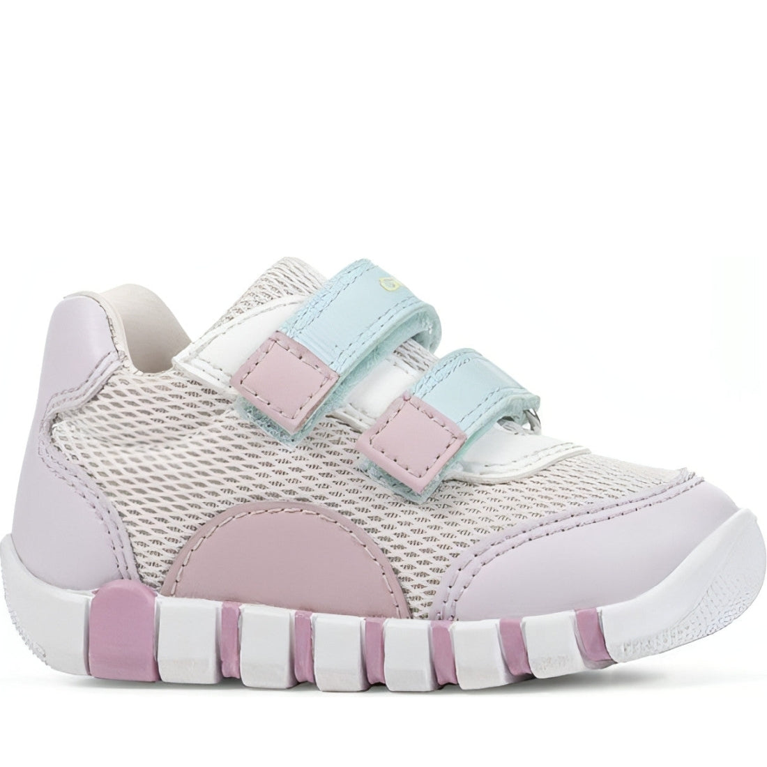 Geox girls pink, lilac iupidoo sport shoes | Vilbury London