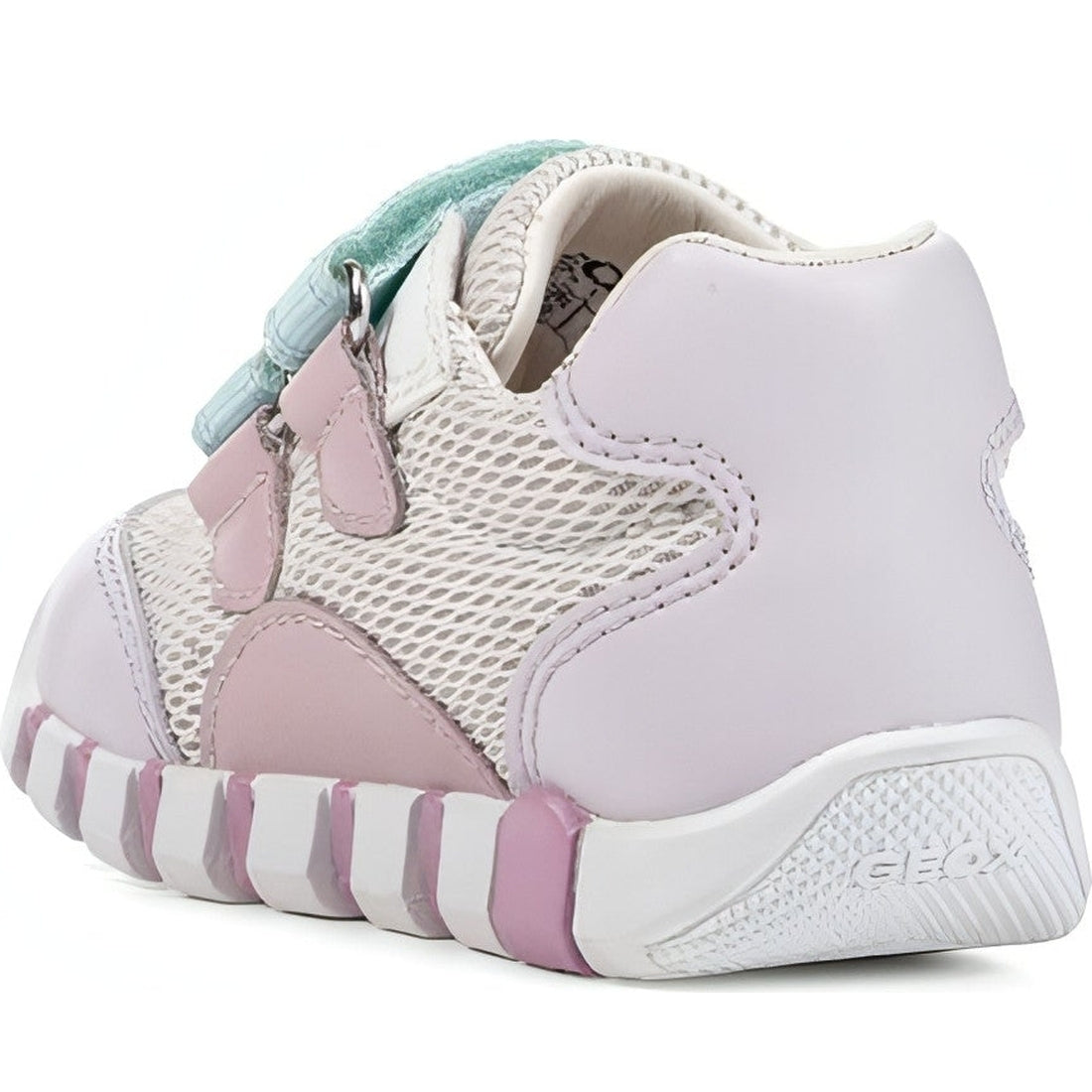 Geox girls pink, lilac iupidoo sport shoes | Vilbury London