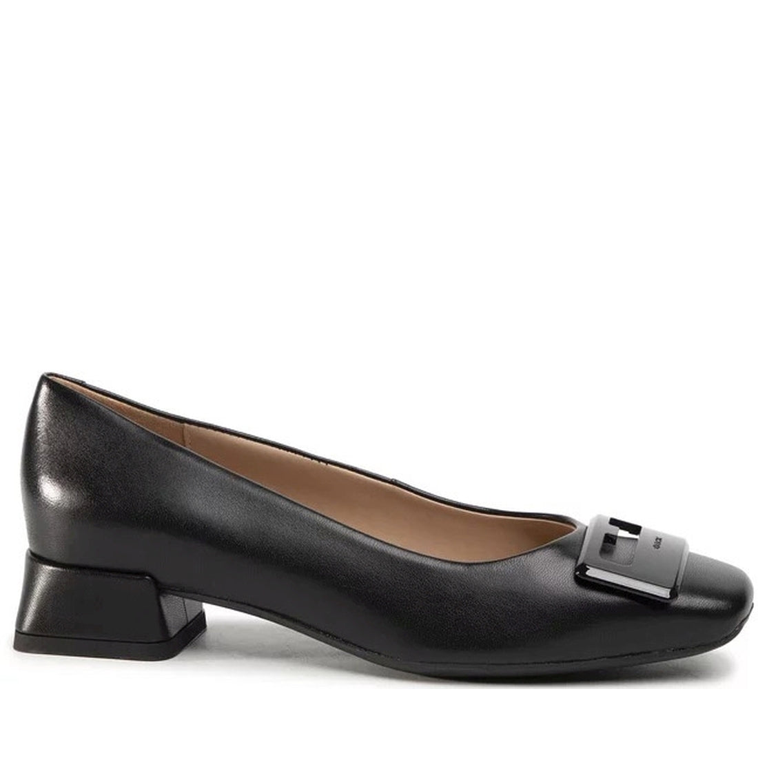 Geox Womens black elegant closed ballerinas | Vilbury London