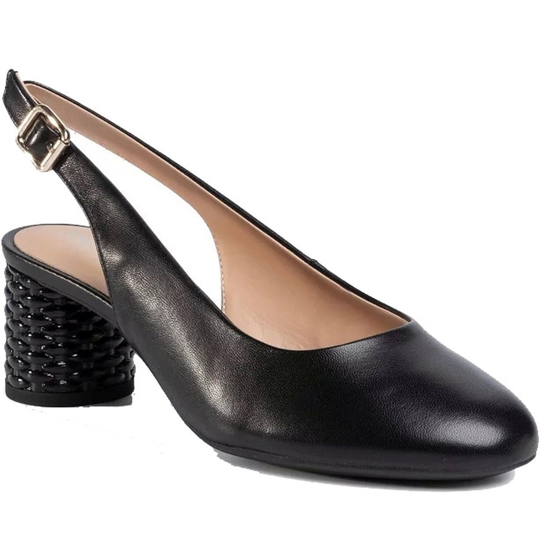 Geox Womens black elegant closed shoes | Vilbury London