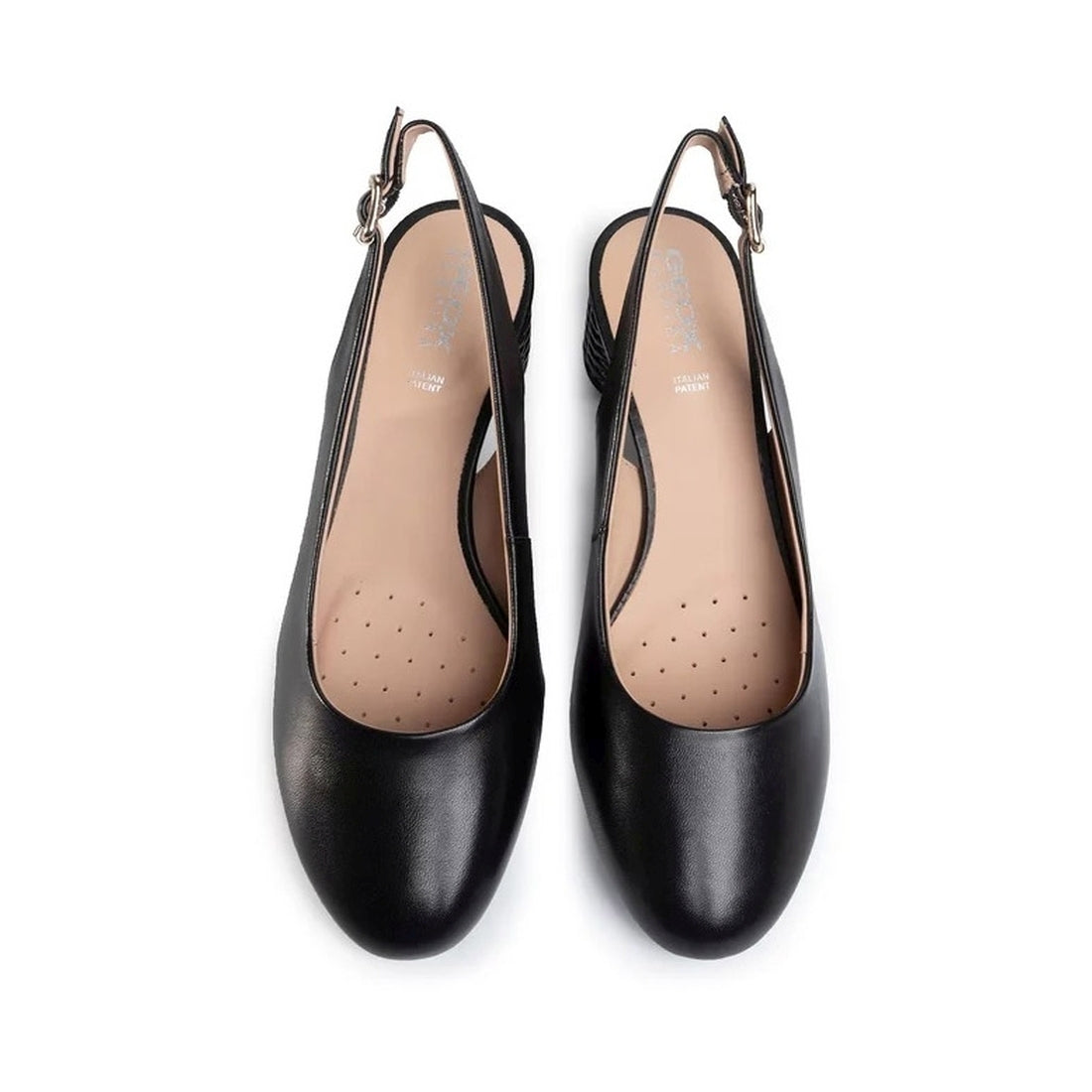 Geox Womens black elegant closed shoes | Vilbury London