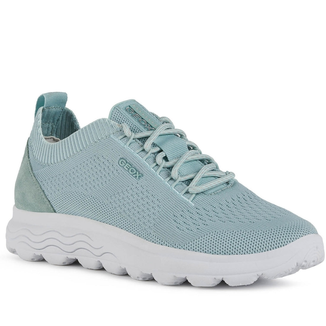 Geox Womens Lt Green spherica shoes | Vilbury London