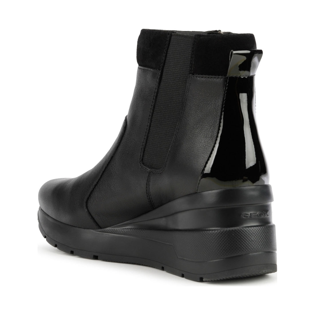 Geox womens Black zosma booties | Vilbury London